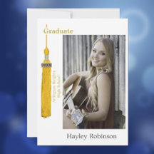 Foto de Formatura com Gorro Dourado