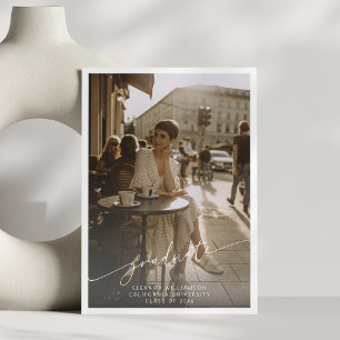 Anúncio Foto de Formatura com Sobreposição de Rótulo Minim