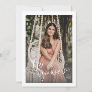 Anúncio Foto de Graduação da Sobreposição de Texto de 