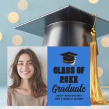 Foto de Graduação da Turma de 2026 Azul e Preto