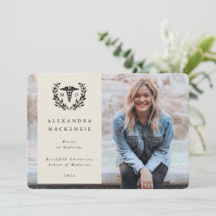 Anúncio Foto de Graduação do Doutor Caduceus+ Laurel Oys