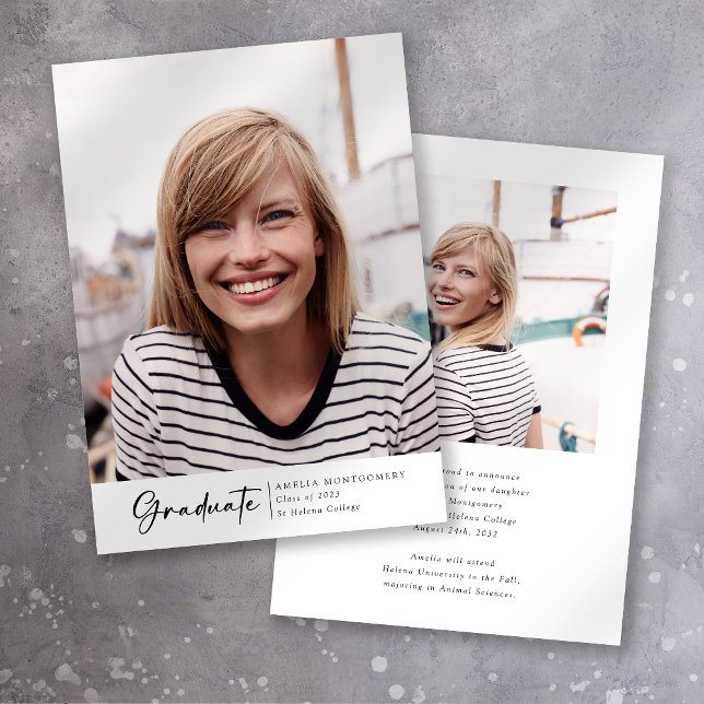 Anúncio Foto de Graduado em Roteiro Moderno (Criador carregado)