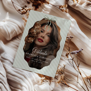 Anúncio Foto de Laço Verde Doce com Listras Finas para For