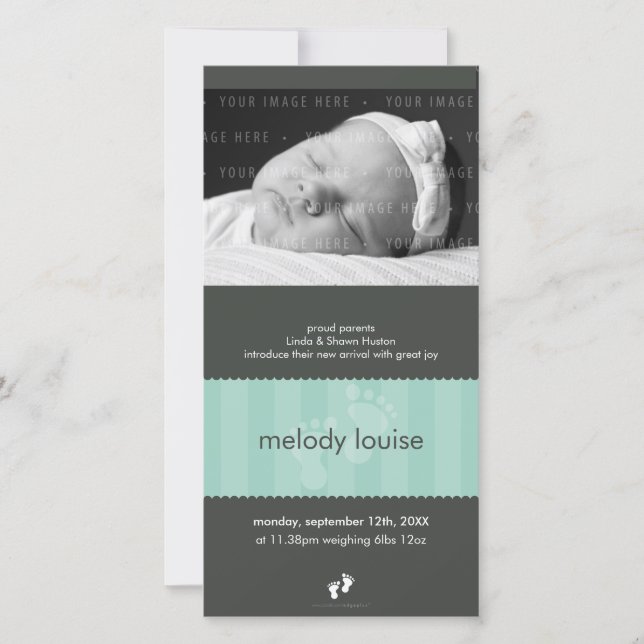 ANÚNCIO FOTO DE NASCIMENTO: Pés felizes 2P (Frente)