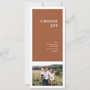 Anúncio Foto de Natal moderno, gráfico e mínimo