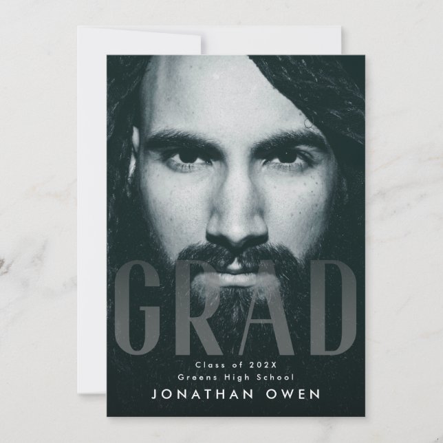 Anúncio Foto de Script Moderno de Grande FORMANDO de Fade  (Frente)