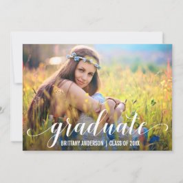 Anúncio Foto do Formando de Script Moderno