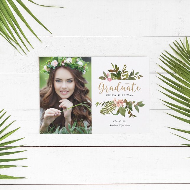 Anúncio Foto do Formando Folha Dourada (Criador carregado)