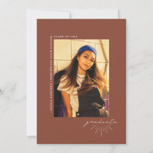 Anúncio Foto do Formando Graduação Art Terracotta