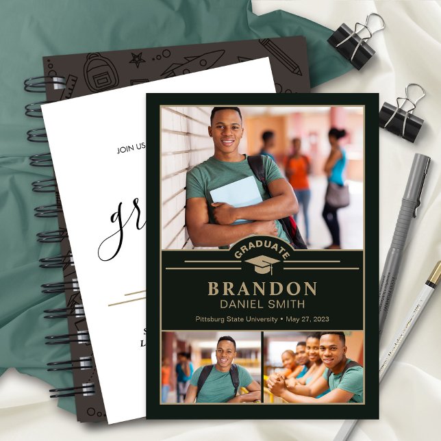 Anúncio Foto do Partido 3 da Universidade do formando 2023 (Criador carregado)