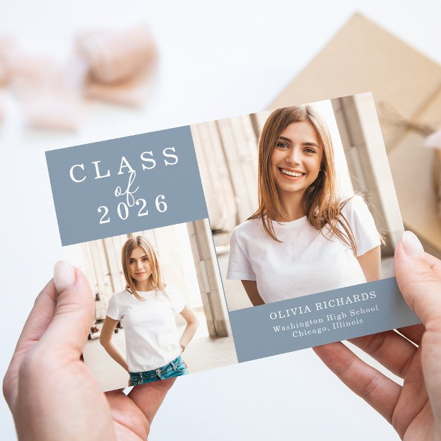 Anúncio Foto dupla | Classe de graduação de 2025 (Criador carregado)