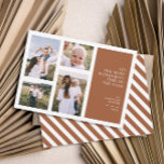 Anúncio Foto multi de natal de época maravilhosa<br><div class="desc">Cartão de Natal moderno,  gráfico mínimo,  com várias fotografias. Design gráfico moderno de 4 fotos com a maior maravilhosa época do ano</div>