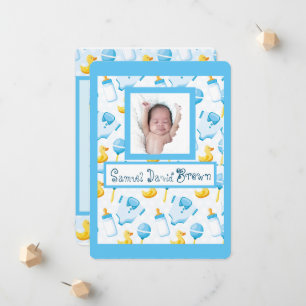 Anúncio Foto: Nascimento do Menino Azul de Borracha Recém-