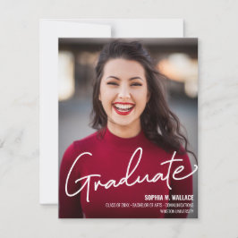 Anúncio Foto personalizada de graduado universitário por a