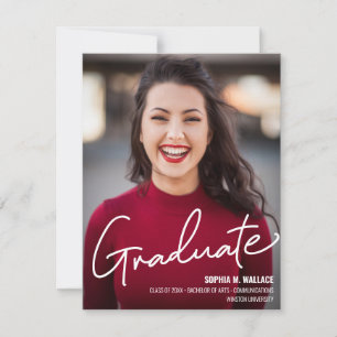 Anúncio Foto personalizada de graduado universitário por a