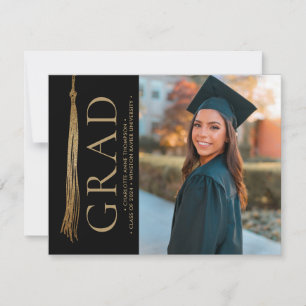 Anúncio Foto personalizada do Formando Formando Tassel Uni