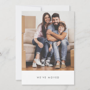 Anúncio Foto Simples da Família Mudamos para Nova Morada
