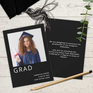 Anúncio Foto Simples - Preto para Graduação 2022