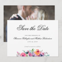 Fotografia de casamento floral em aquarela para sa