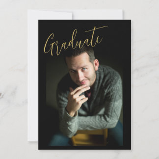 Anúncio Fotografia de Formatura com Caligrafia em Script D