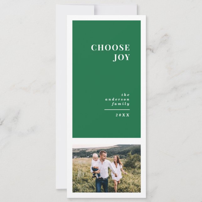 Anúncio Fotografia múltipla de natal mínima moderna e gráf (Frente)