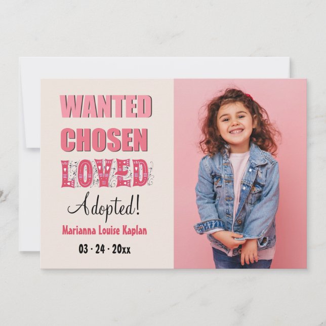 Anúncio Fotográfico Adotado (Frente)