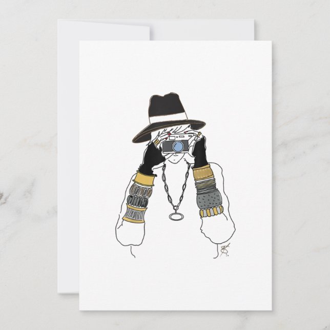 Anúncio Fotógrafo E Sua Câmera Para O Lover Fotografado (Frente)