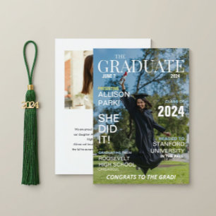 Anúncio Fotomontagem Moderna de Graduação em Revista