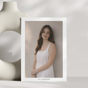 Anúncio Fotomural Minimalista Vertical da Turma de 2026 Gr