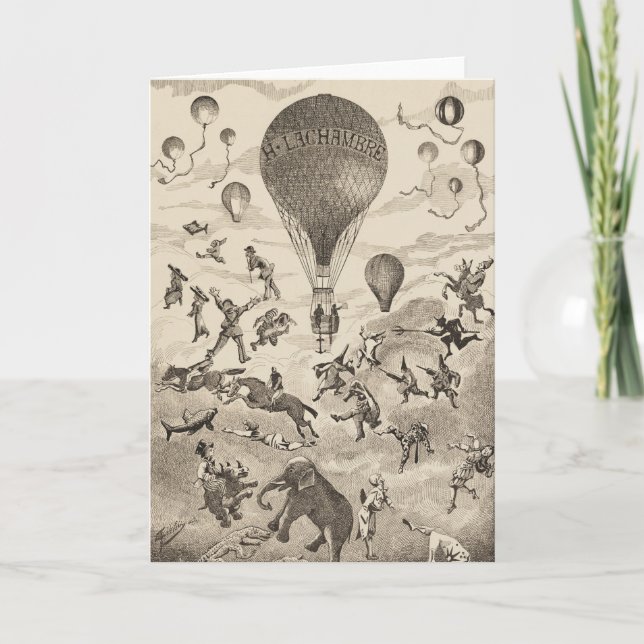 Anúncio Francês Para Fabricante De Balões (Frente)