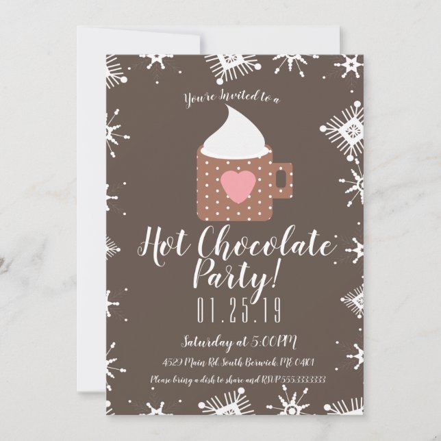 Anúncio Frio Winter Hot Chocolate Campfire (Frente)