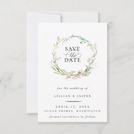 Anúncio Frota Botânica Elegante Salva A Data