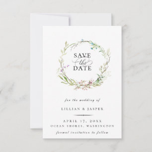 Anúncio Frota Botânica Elegante Salva A Data