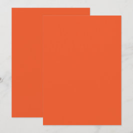 Anúncio Fundo Sólido Minimalista Laranja Brilhante