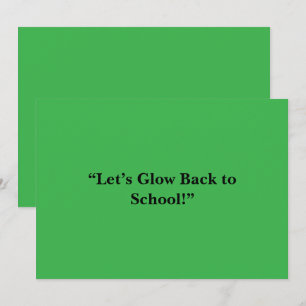 Anúncio Fundo Verde Flat Neon - Textura Escolar