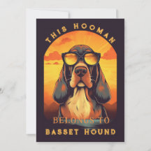 Funny Basset Hound Dog Parent Personalizado