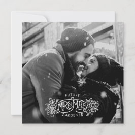 Anúncio Futuro Sr. e Sra. noivado de inverno