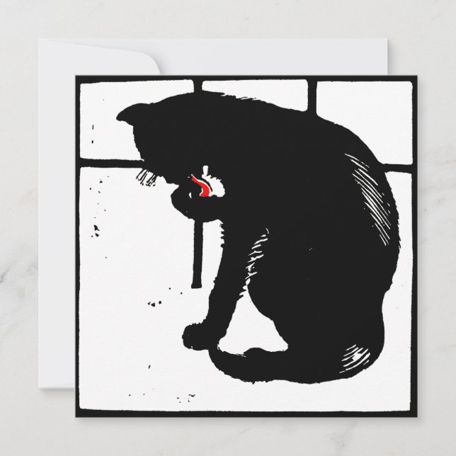 Anúncio Gato Negro de Animais da Exploração Vitoriana de M (Frente)