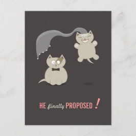 Anúncio Gatos de Cartoon Engraçados Salvem o cartão postal