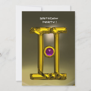 Anúncio GEMINI ALEXANDRITE amarelo vivo, cinzas