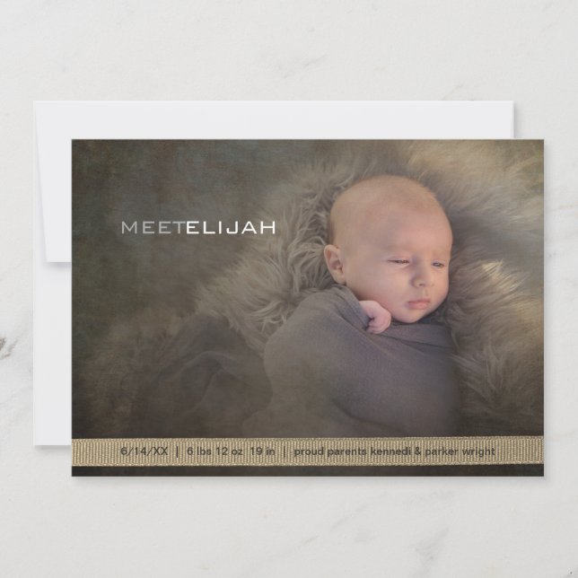 Anúncio Gênero Moderno do Bebê Neutro (Frente)