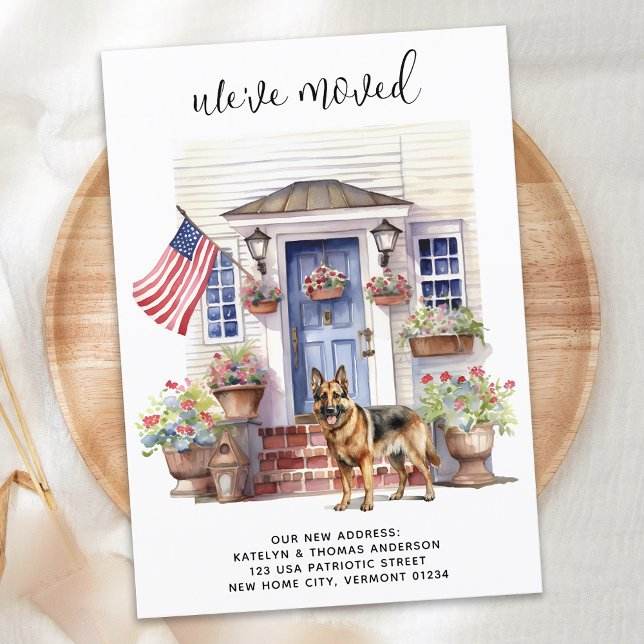 Anúncio German shepherd Patriótico Personalizado Cão em Mo (Criador carregado)