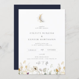 Anúncio Gilded Crescent Moon Wildflower Weditation