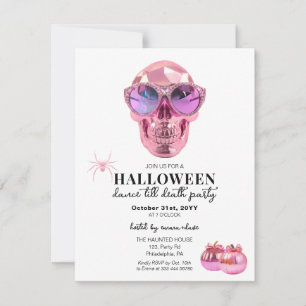 Anúncio Girly Halloween Skull Dancing Party