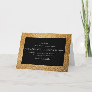 Anúncio Glitter Dourado Elegante Salvar A Tipografia De