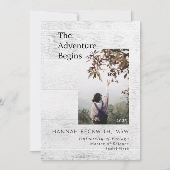 Anúncio Graduação 3 A Aventura Fotográfica Começa Rústica (Frente)