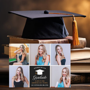Anúncio Graduação Colagem de Fotos de Graduado Moderno 5