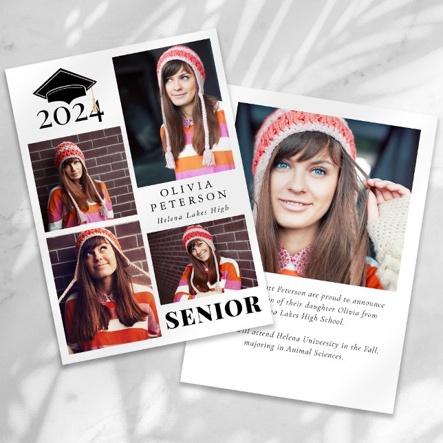 Anúncio Graduação da Colagem de Fotografias Múltiplas do m (Criador carregado)