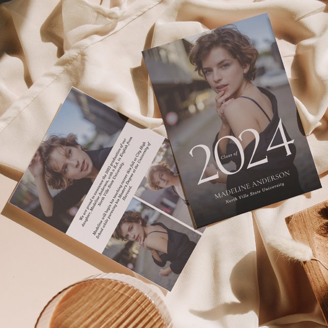 Anúncio Graduação de Colagem de Fotos Clássica Moderna (Criador carregado)