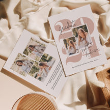 Graduação de Colagem de Fotos em 5 Anos de Classe